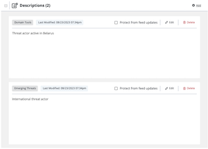 Example - New Description and Source