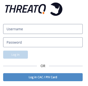 CAC/PIV Card Login