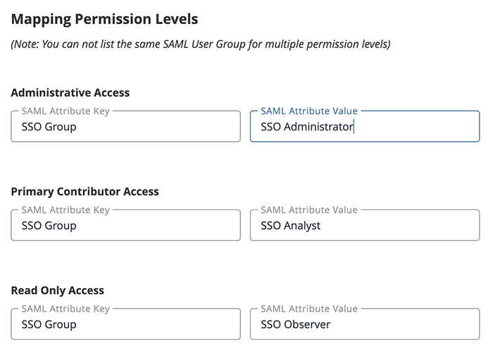 Mapping Permissions Example